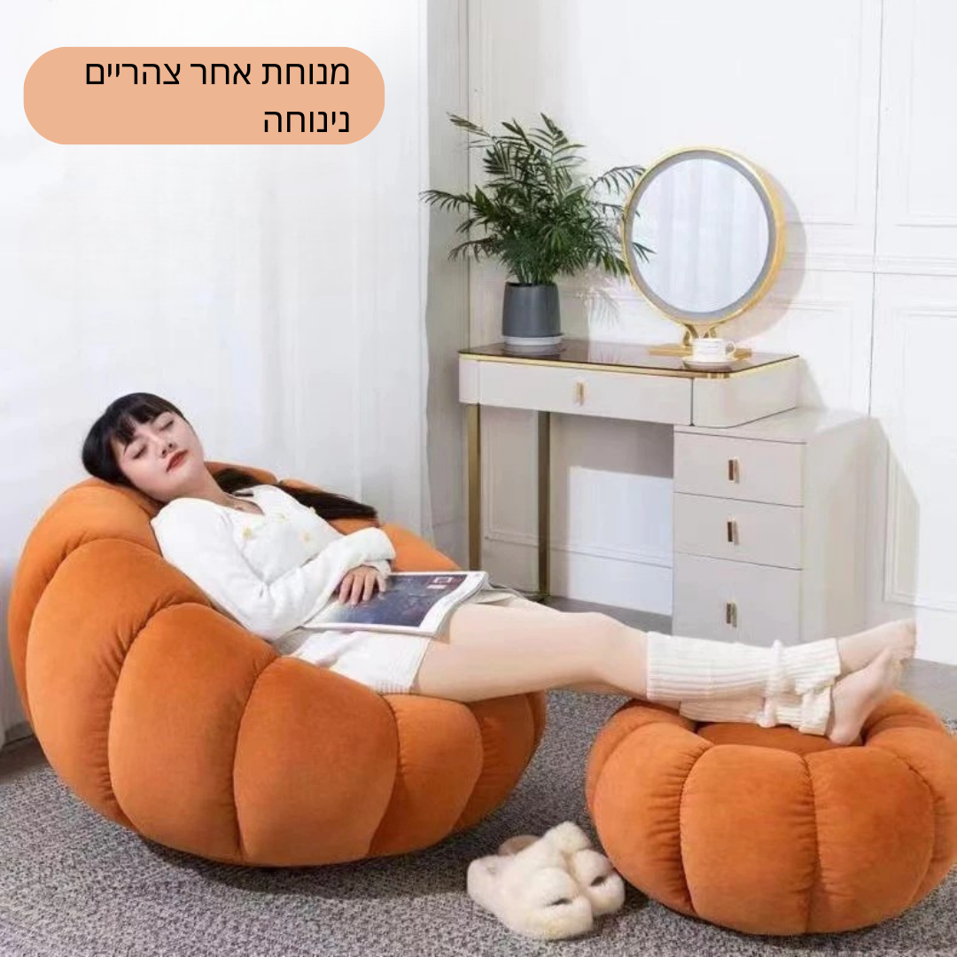 ™Soriah | ריפוד פליז כבש, עיצוב ללא מסגרת, נוחות לשכיבה ולהתרגעות במרפסת או בסלון