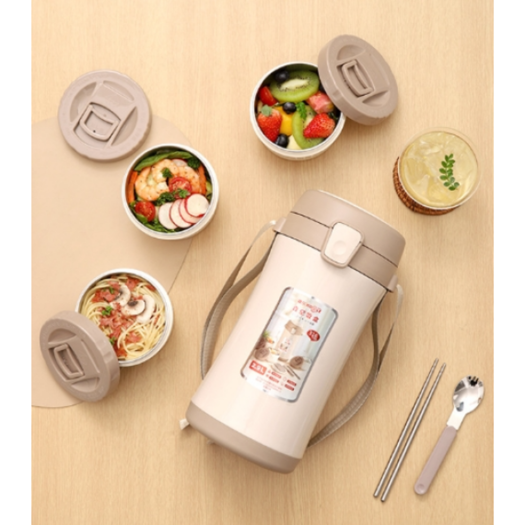 ™ThermoVibe | קופסת אוכל מבודדת – מנירוסטה עמידה