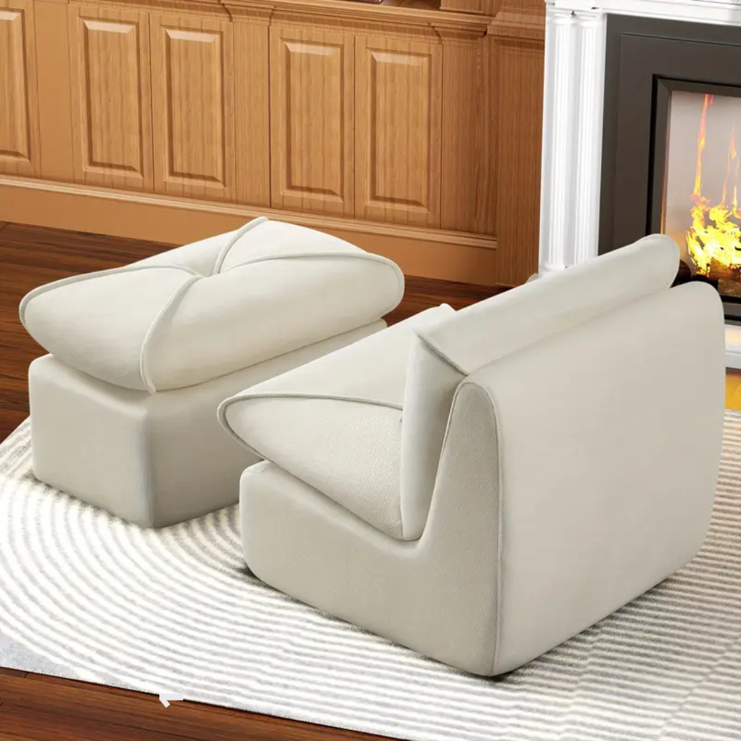 ™CosyLuxe | כיסא ריקליינר אופנתי – מושלם לחדר שינה וסלון