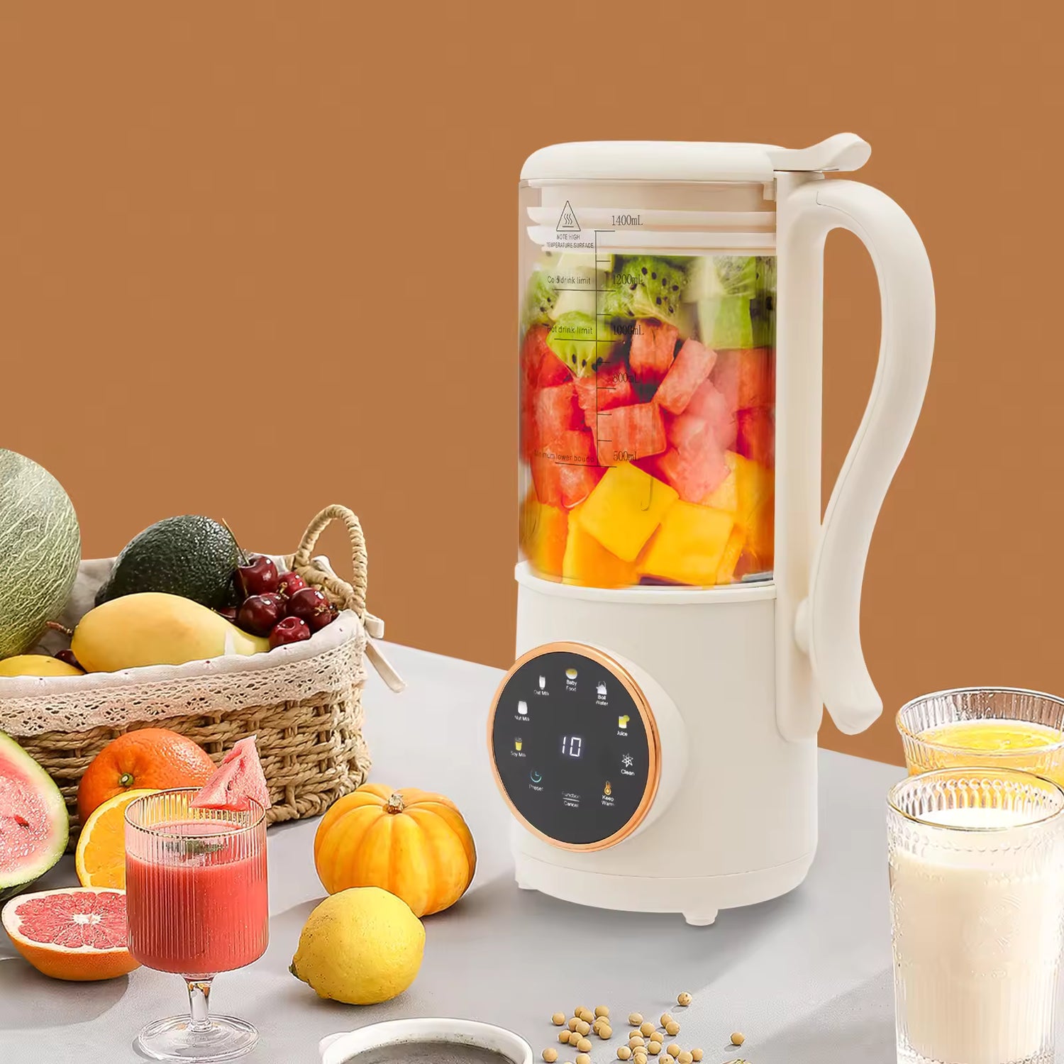 ™Xivran | מכונת קירור אוטומטית רב-תכליתית – מכונת סויה ושייקים