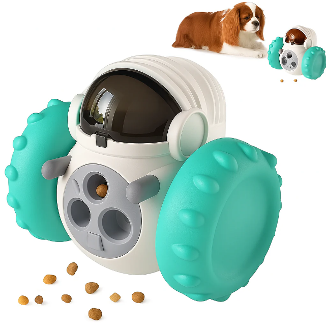 ™Pawzle | צעצוע אינטראקטיבי לכלב – עמיד, מפיץ אוכל, אימון IQ